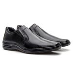 Sapato Masculino Conforto Anatômico Calce Fácil Preto
