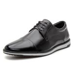 Derby Oxford Casual Masculino Preto