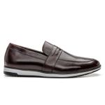 Loafer Masculino em Couro Esporte Fino Café