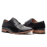 Sapato Social Braga Masculino Oxford Premium Preto