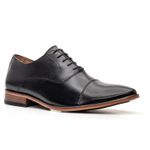 Sapato Social Braga Masculino Oxford Premium Preto
