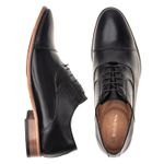 Sapato Social Braga Masculino Oxford Premium Preto