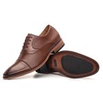 Sapato Social Braga Masculino Oxford Premium Whisky