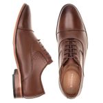 Sapato Social Braga Masculino Oxford Premium Whisky