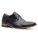 Sapato Social Premium Masculino Oxford Linha Braga Preto