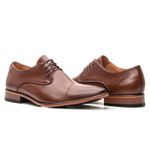Sapato Social Premium Masculino Oxford Linha Braga Whisky