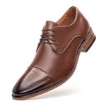 Sapato Social Premium Masculino Oxford Linha Braga Whisky