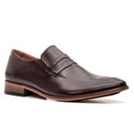Sapato Social Premium Masculino Loafer Linha Braga Mouro 