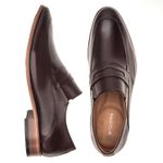 Sapato Social Premium Masculino Loafer Linha Braga Mouro 