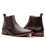 Bota Masculina Chelsea Linha Braga Cano Curto Premium Mouro
