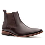 Bota Masculina Chelsea Linha Braga Cano Curto Premium Mouro