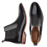 Bota Masculina Chelsea Linha Braga Cano Curto Premium Preta