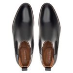 Bota Masculina Chelsea Linha Braga Cano Curto Premium Preta