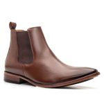 Bota Masculina Chelsea Linha Braga Cano Curto Premium Whisky