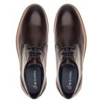 Sapato Casual Derby Masculino com Perfuros Linha Porto Café