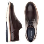Sapato Casual Derby Masculino com Perfuros Linha Porto Café