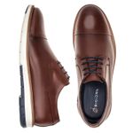 Sapato Casual Derby Masculino Linha Porto Orange
