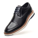 Sapato Casual Derby Masculino Linha Porto Preto
