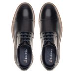 Sapato Casual Derby Masculino Linha Porto Preto
