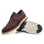 Sapato Casual Derby Premium Masculino Linha Porto Castor
