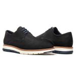 Sapato Casual Derby Premium Masculino Linha Porto Preto