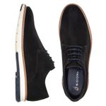 Sapato Casual Derby Premium Masculino Linha Porto Preto