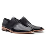 Sapato Social Derby Premium Linha Toscana Preto