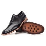 Sapato Social Derby Premium Linha Toscana Preto