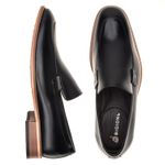 Sapato Social Loafer Premium Linha Toscana Preto