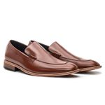 Sapato Social Loafer Premium Linha Toscana Whisky
