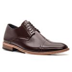 Sapato Derby Social Premium Linha Toscana Mouro