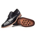 Sapato Derby Social Premium Linha Toscana Preto