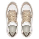 Tênis Fly Casual Masculino Sneaker Lion Branco e Linho