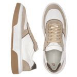 Tênis Fly Casual Masculino Sneaker Lion Branco e Linho