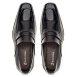 Sapato Social Loafer Masculino Em Couro Legítimo Linha Gênesis Preto