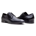 Sapato derby social clássico masculino vision 10980