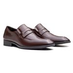 Sapato loafer social clássico masculino vision 10981 