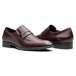 Sapato loafer social clássico masculino vision 10981 