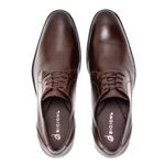 Sapato derby masculino clássico vision 10983 