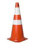 FIT - CONE LARANJA E BRANCO - 75CM