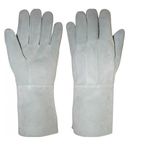 LUVA DE RASPA COM REFORCO INTERNO PUNHO 15CM