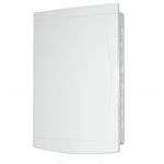 QUADRO DISJUNTOR EMBUTIR BRANCO COM BARRAMENTO