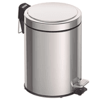 LIXEIRA COM PEDAL INOX 5LTS