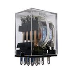 Mini Relé Industrial 14 Pinos 220V 4 Contatos Reversíveis Lukma 45031