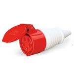 Acoplamento Lukma 3P+T+N 16A 380-415V 6H Vermelho