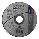 Disco de Corte Carbo Force Silver 115 x 1,0 x 22,23 mm