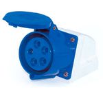 Tomada Sobrepor Lukma 3P+T+N 16A 220-240V 9H Azul