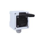 Tomada Sibratec Sobrepor 2P+T 20A Trilho Din 8598 Sibratec