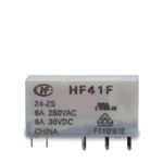 Relé Acoplador Fino HF41F 24V Para Base 12/24Vcc/Vca (Somente o Relé) Sibratec