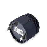 Buzzer QSI-3610 Som Contínuo 24Vcc 80dB Furação Ø28mm Sibratec